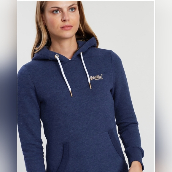 Superdry Orange Label Elite Hoodie- size 8 (M) -NWOT 💙 - Picture 2 of 11